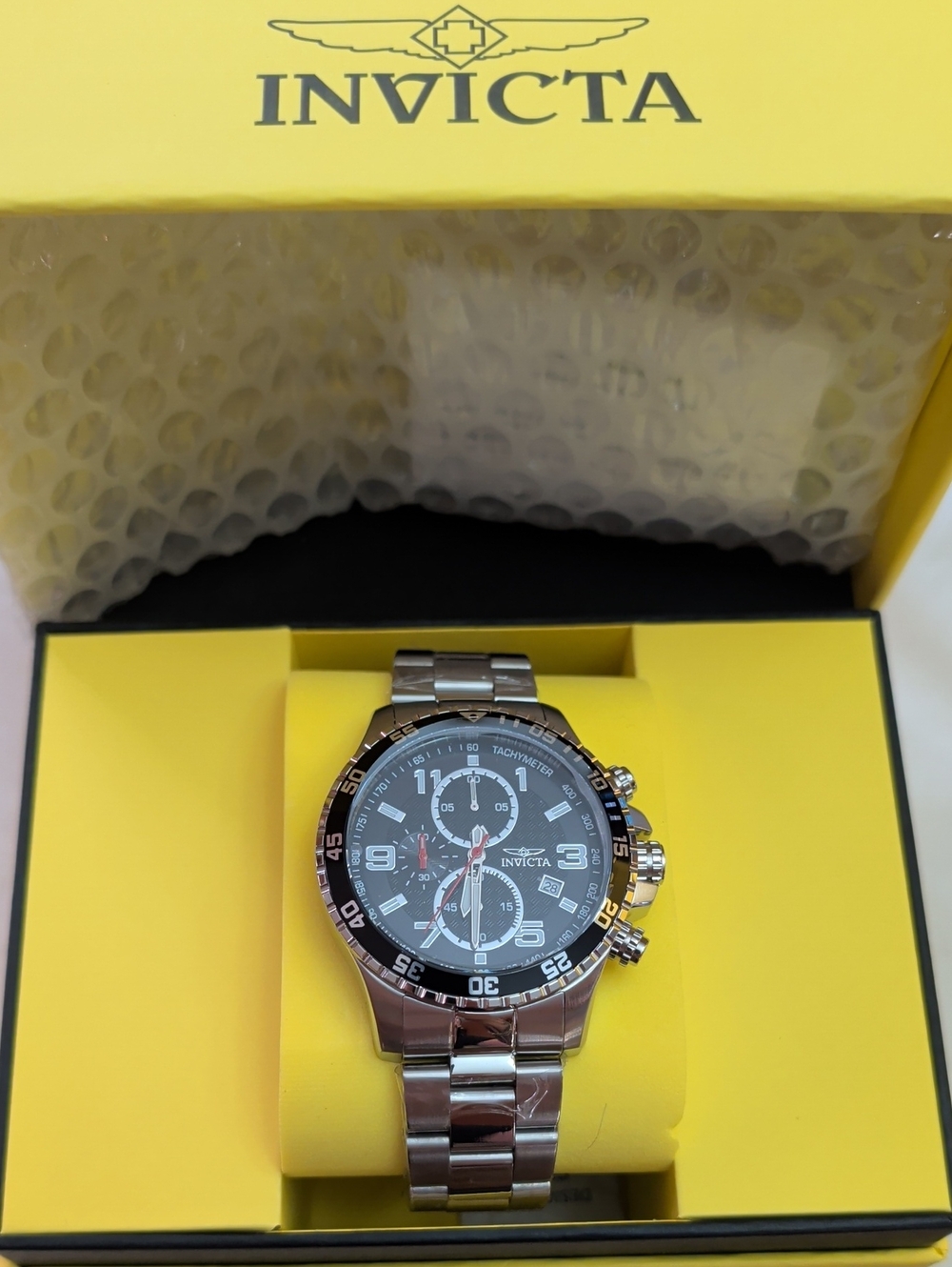 NWT/NIB Invicta Specialty Chronograph Stainless Steel Men's Watch 14875